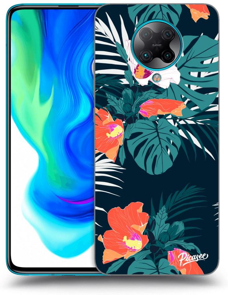 Silikonowe Przeźroczyste Etui Na Xiaomi Poco F2 Pro Monstera Color