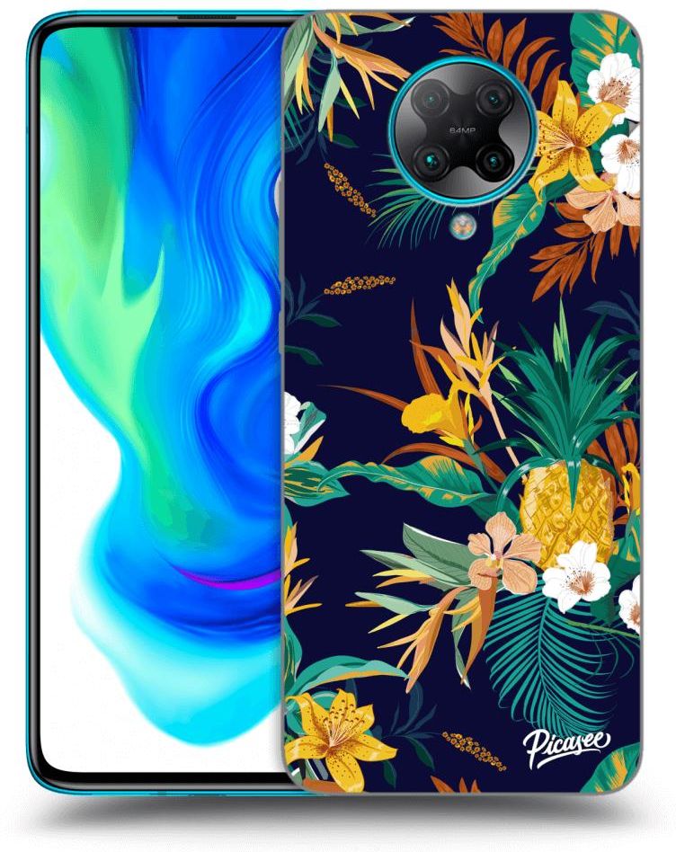 Silikonowe Czarne Etui Na Xiaomi Poco F2 Pro Pineapple Color