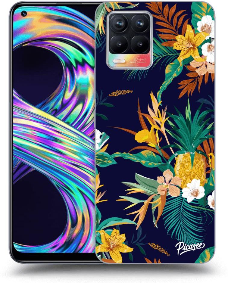 Silikonowe Czarne Etui Na Realme 8 Pineapple Color 2390090224