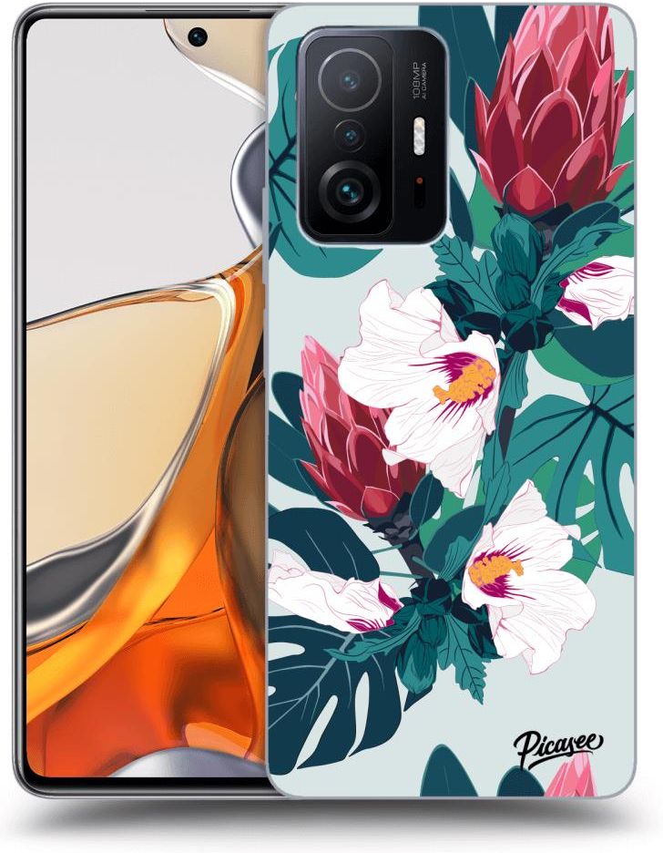 Silikonowe Prze Roczyste Etui Na Xiaomi T Pro Rhododendron