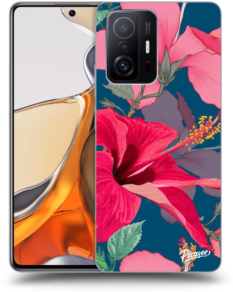 Silikonowe Czarne Etui Na Xiaomi T Pro Hibiscus Etui