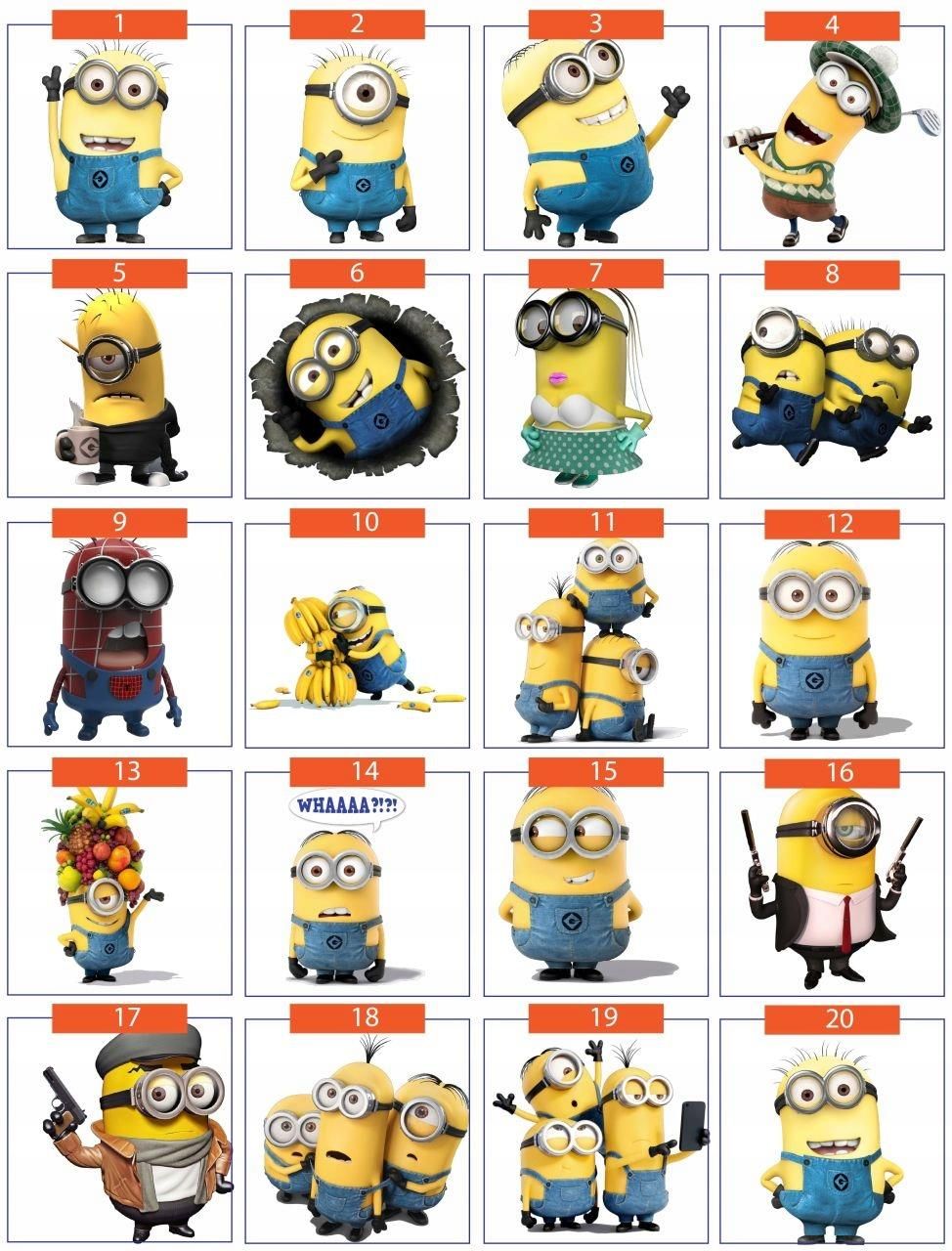 Naklejki Na Ścianę Minionki 100Cm Ceny i opinie Ceneo pl