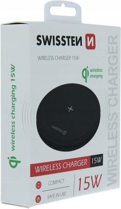 Swissten Ładowarka Indukcyjna 15W Czarna (0a8b3ba3-0437-490a-8369-3517c57db82b) - zdjęcie 4