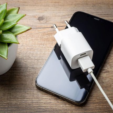 Ładowarka Sieciowa Fixed Mini S Usb-C Pd/Usb Qc 3.0, 20W (Fixc20M-Cu-Wh) Biała (1665815) - zdjęcie 3
