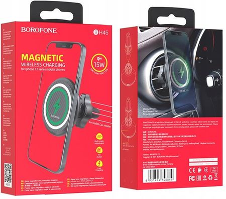 Borofone Uchwyt Samochodowy Bh45 Mobile Magnetyczn (f604248a-bf1d-429b-8459-253b32092813) - zdjęcie 4