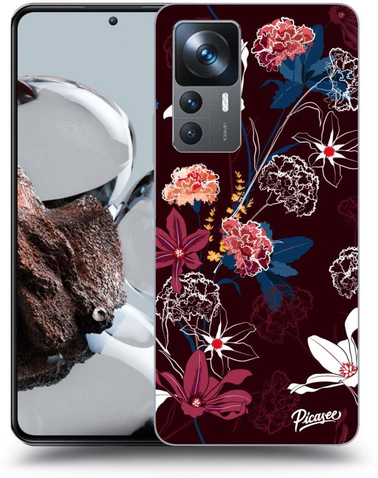 Silikonowe Czarne Etui Na Xiaomi T Dark Meadow Etui Na Telefon