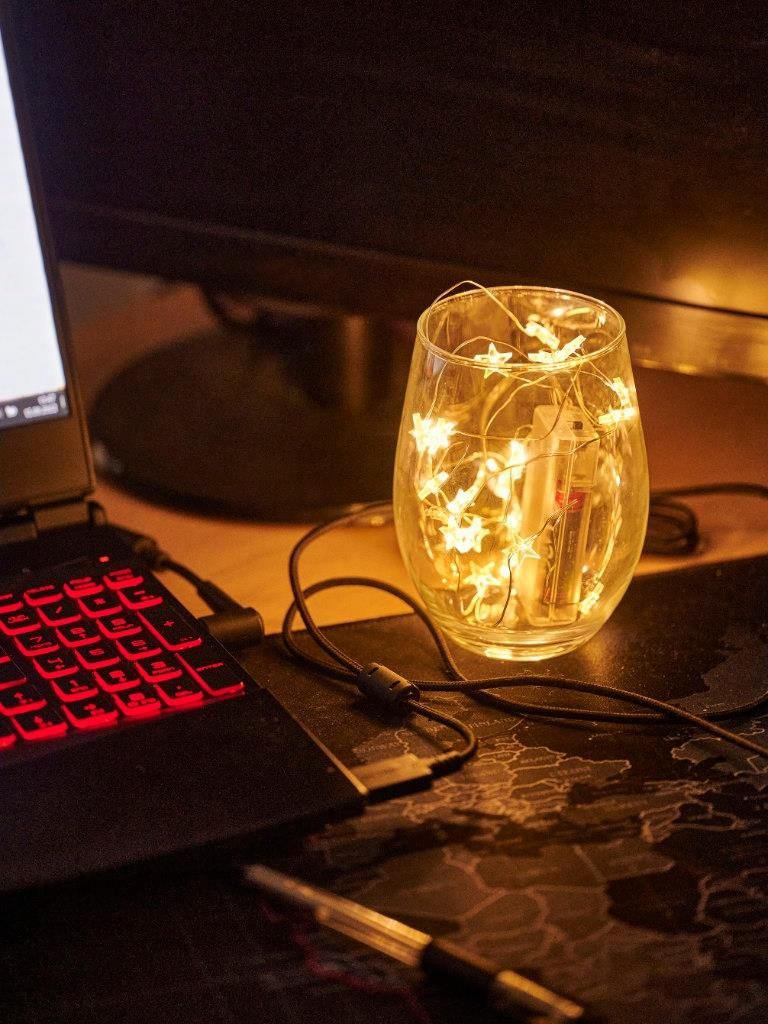 Ikonka Lampki Led Druciki Gwiazdki Dekoracyjne Led Na B