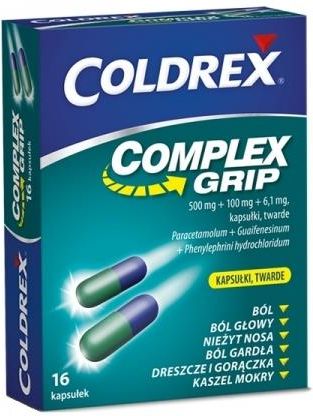 Coldrex Complex Grip 16 kapsułek - zdjęcie 2