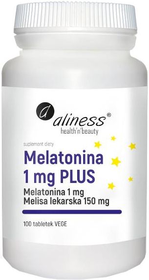 Kapsułki Aliness Melatonina 1 mg Plus 100szt Opinie i ceny na Ceneo pl