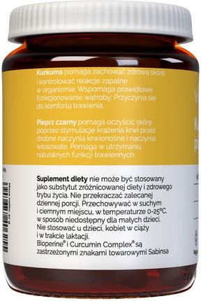 Vitaler's Kurkumina + piperyna 60kaps - zdjęcie 3