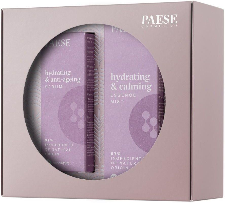 Zdjęcie PAESE Zestaw Touch Of Care Set Nawilżająco-łagodząca esencja w mgiełce, 100ml + Serum nawilżająco-przeciwstarzeniowe, 30ml - Barczewo