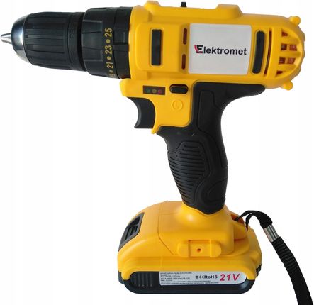 Elektromet Wiertarka Wkrętarka Akumulatorowa Udarowa+bity 21V JL21V - zdjęcie 5