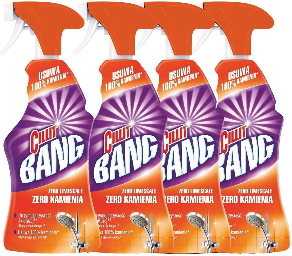 Ciliit Bang Cillit Zero Kamienia Spray 750Ml X4 Kuchnia Łazienka