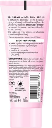 Krem Aa Pink Aloes Bb 01 na dzień 30ml - zdjęcie 2