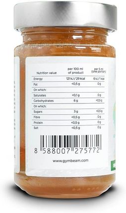 Gymbeam Jammy Spread 6x220g Jabłko - zdjęcie 2