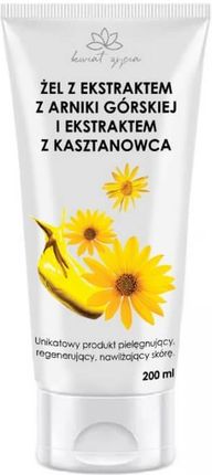 Kwiat życia Żel z ekstraktem arniki kasztanowca 200ml - zdjęcie 2