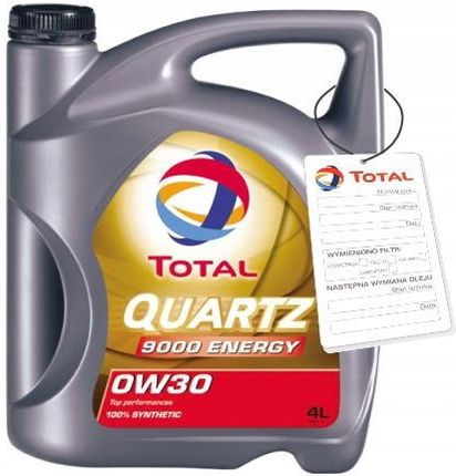 Total Quartz 9000 Energy 0W30 A3/B4 4l - zdjęcie 3