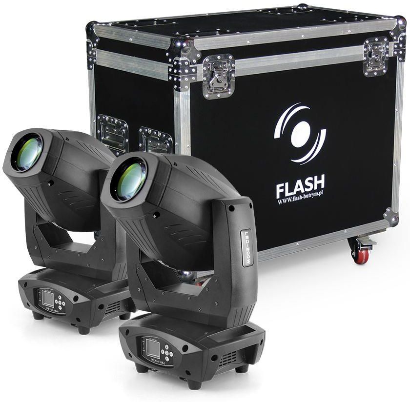 Flash Led Moving Head W In Beam Spot Wash Pcs Case Sprz T