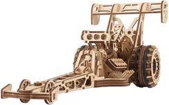 Zdjęcie Ugearsmodels Top Fuel Dragster Mini Samochód Model Mechaniczny Fornir 321el. - Warszawa