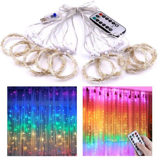 Kurtyna Świetlna Rgb Led 300 Lampki Usb 3X3M Pilot 116162524 Opinie i