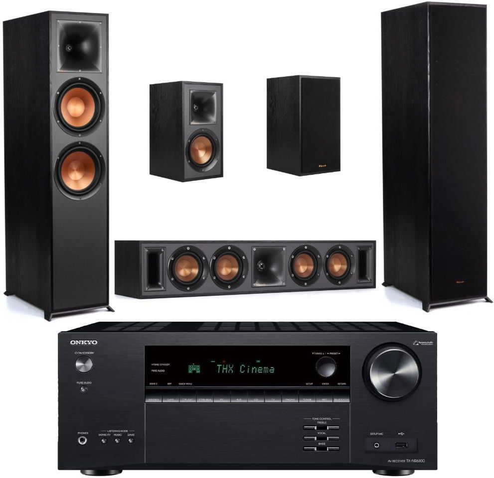 Kino Domowe Onkyo TX NR6100 Klipsch R 820F R 51M R 34C Opinie I