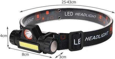 IsoTrade Latarka czołowa LED USB L18371 - zdjęcie 4