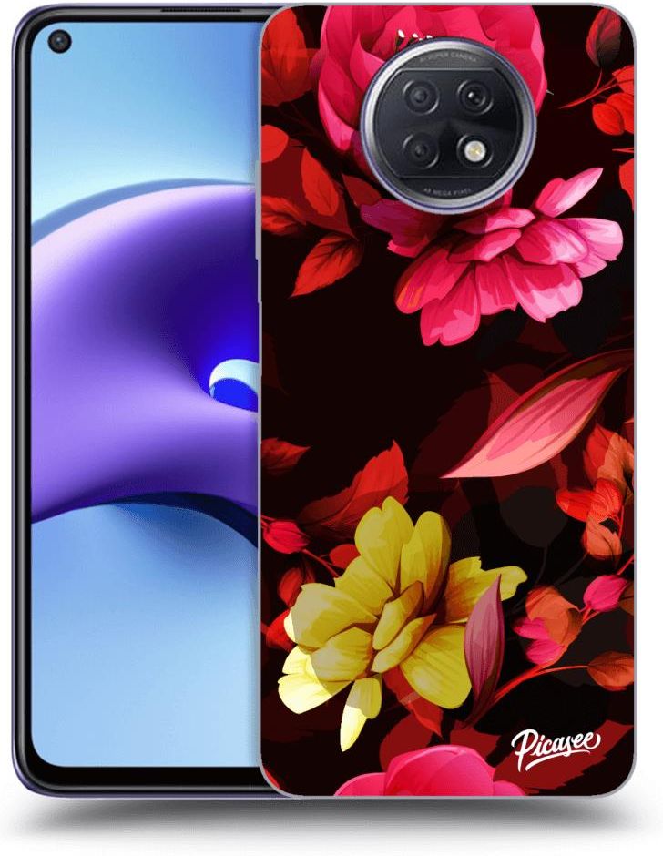 Silikonowe Czarne Etui Na Xiaomi Redmi Note 9T Dark Peonny