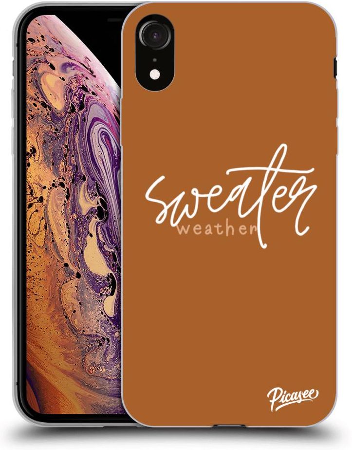 SILIKONOWE PRZEŹROCZYSTE ETUI NA APPLE IPHONE XR SWEATER WEATHER