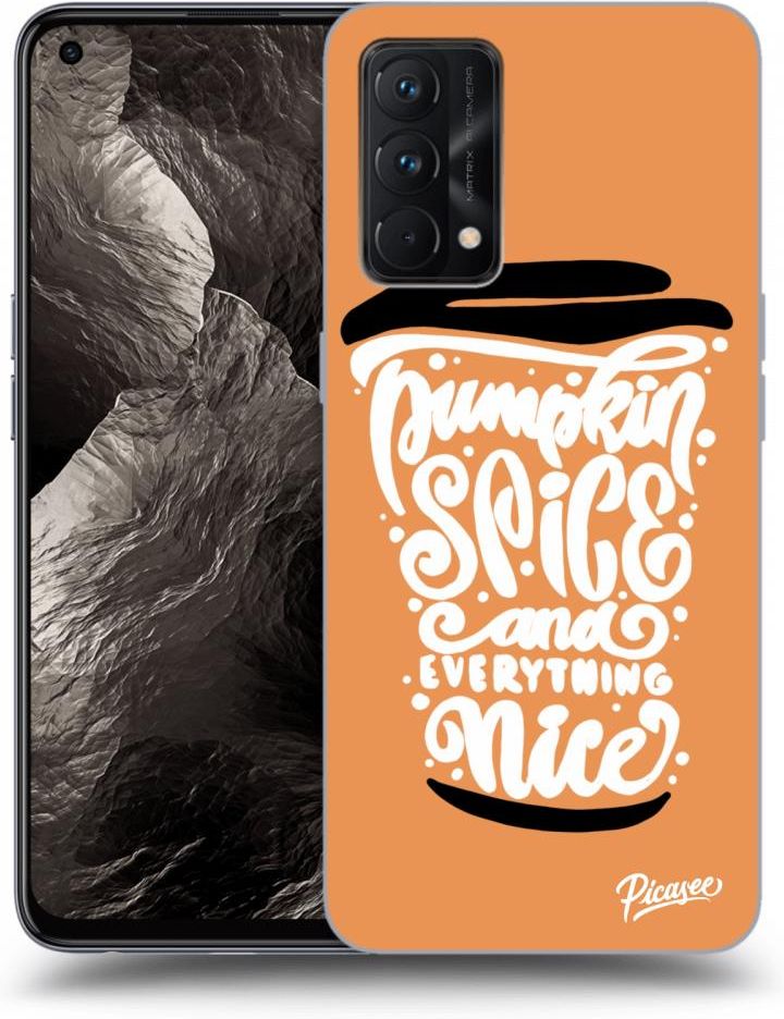 Silikonowe Czarne Etui Na Realme Gt Master Edition G Pumpkin Coffee