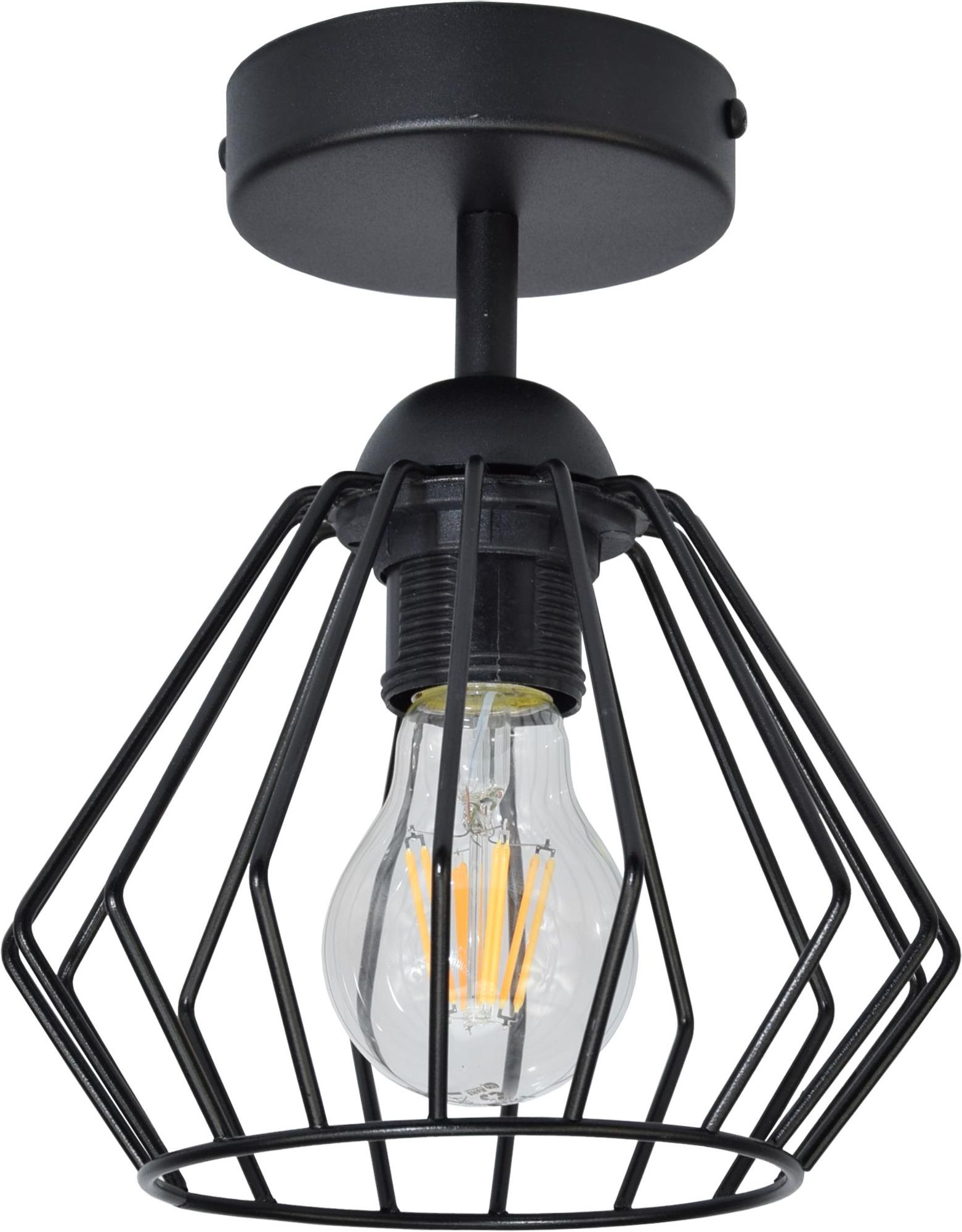 ADVITI LAMPA SUFITOWA WAYA E27 CZARNY AD LD 6261BE27M ADLD6261BE27M