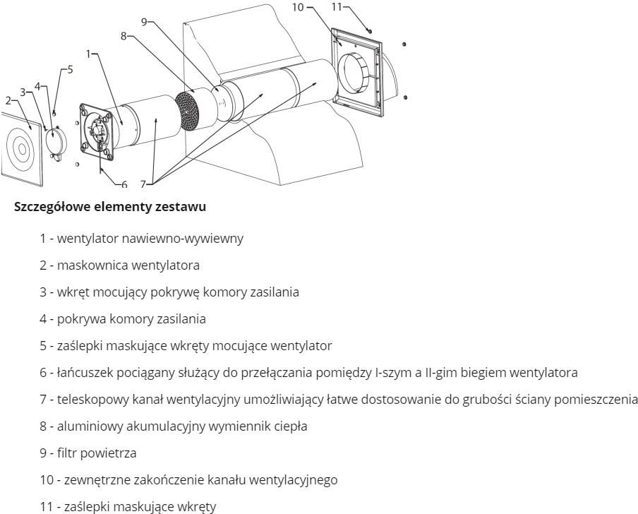 Centrala Rekuperacyjna Awenta Rekuperator Cienny Hrv P Pilot