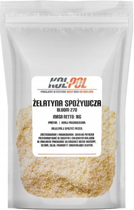 Kol-Pol Żelatyna Spożywcza 270 Bloom 1kg - zdjęcie 3