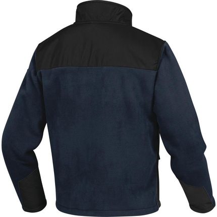 Delta Plus Brighton2 Bluza Z Polaru Zamek Błyskawiczny 5 Kieszeni Poliester Laminowany 0 G/M2 Ripstop Szaro Czarny - zdjęcie 3
