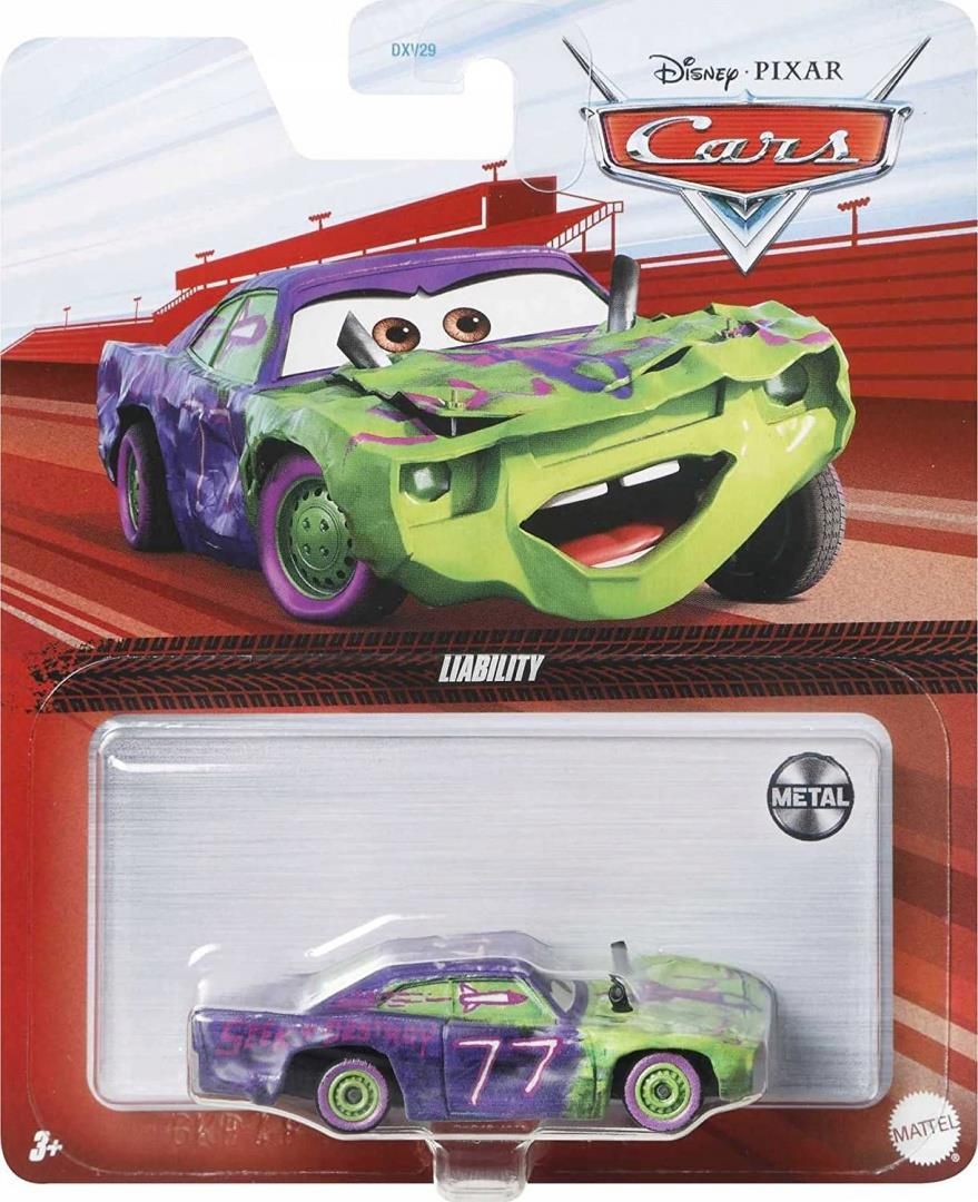 Mattel Disney Cars Auta Liability Zygzak Mcqueen Dxv Gkb