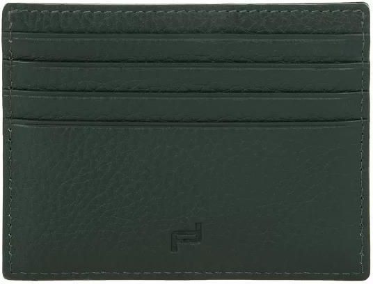 Porsche Design Skórzane etui na karty kredytowe RFID 10 cm cedar green