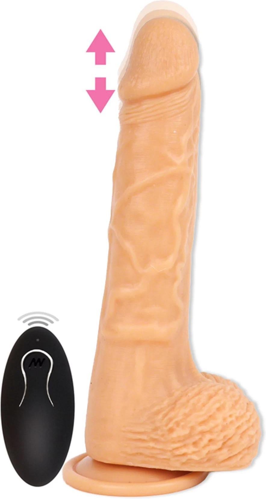 Toyjoy Dildo Z Funkcj Ruch W Posuwistych Up Down Rotating Vibr Jasna