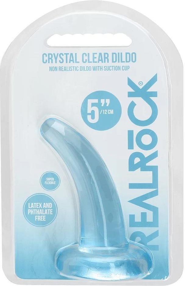 Realrock Dildo Crystal Clear 4 5 Niebieski Ceneo Pl