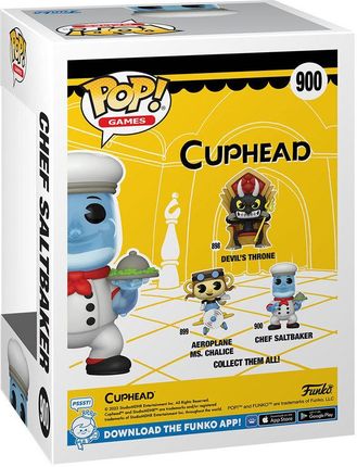 Funko Cuphead POP! Games Vinyl Figures Chef Saltbaker 9 cm 900 - zdjęcie 3