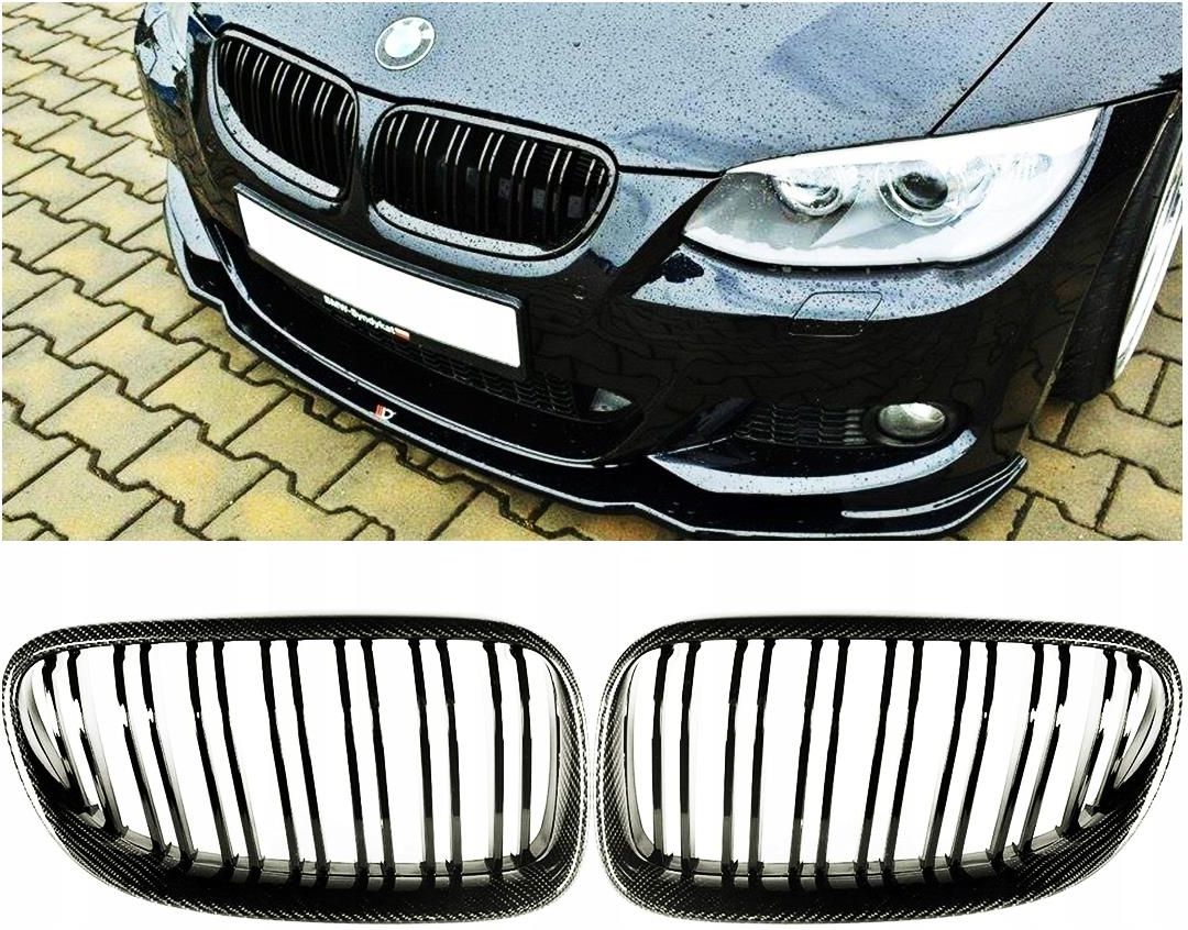 SHR GERMANY GRILL NERKI BMW E92 E93 10 14 POLIFT CARBON DUAL 190CD