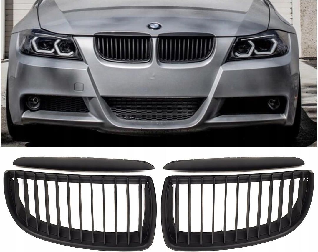 Shr Germany Grill Nerki Bmw E Przedlift Czarny Matt Mb Nerki