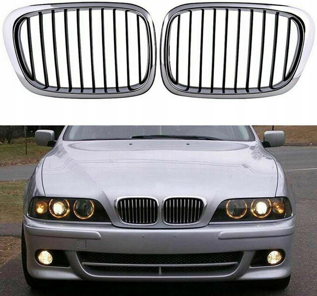 Shr Germany Nerki Grill Bmw E D Srebrny Chrom Lustro Grill