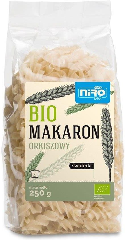 Niro Makarony Orkiszowe Makaron Orkiszowy Świderki Bio 250g Ceny i