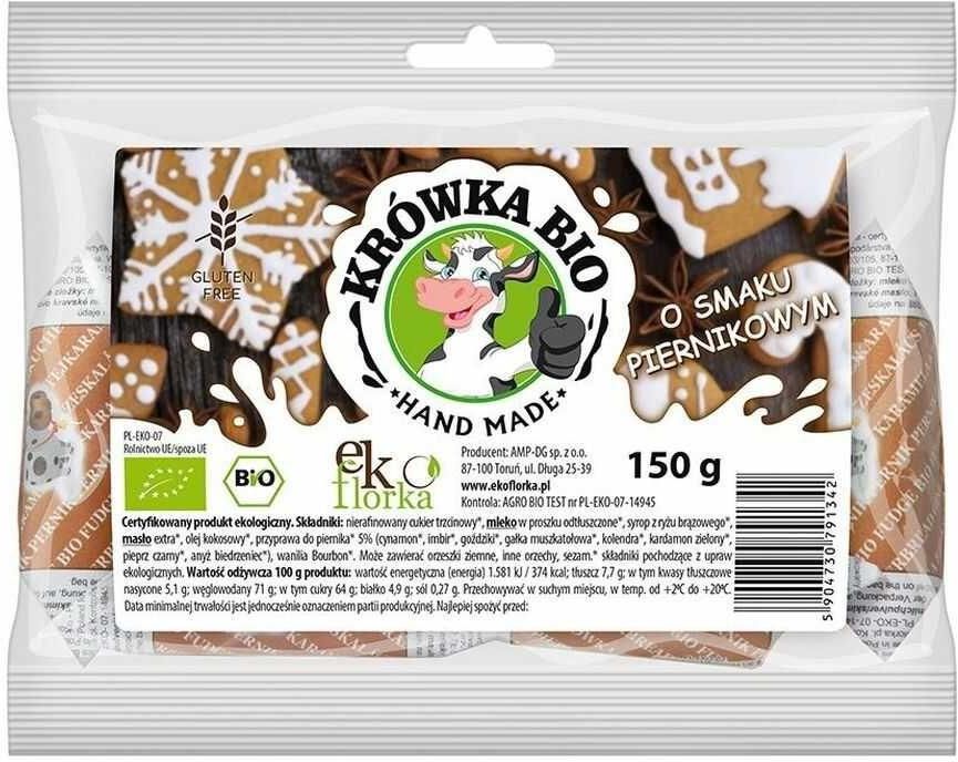 Dg Krówki O Smaku Piernikowym Bezglutenowe Bio 150g Ekoflorka