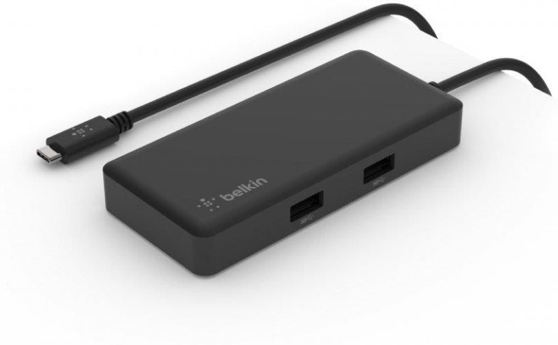 Zdjęcie Belkin, Podróżna stacja dokująca USB C 5-w-1, obsługa jednego wyświetlacza do 4K, HDMI, USB-C USB-A GbE Chromebook/PC/Mac - Warszawa