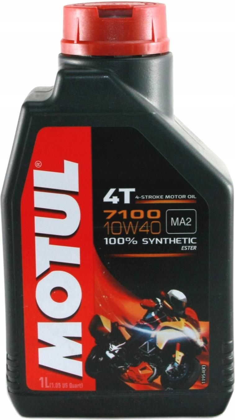 Części motocyklowe Motul Olej 7100 Full Syntetyk Ester 10W40 1L Slask