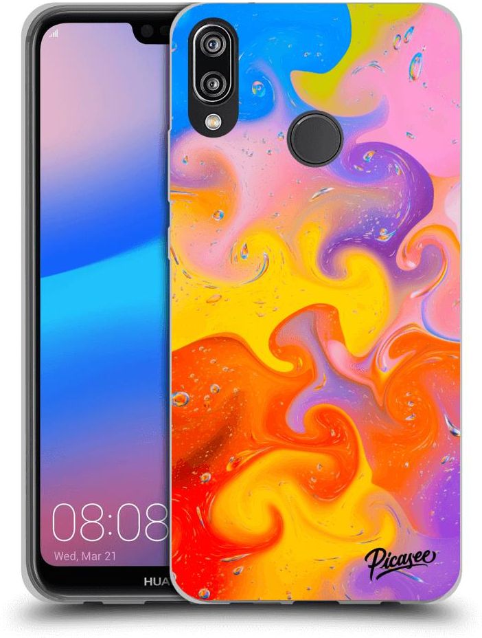 Picasee Silikonowe Prze Roczyste Etui Na Huawei P Lite Bubbles Etui