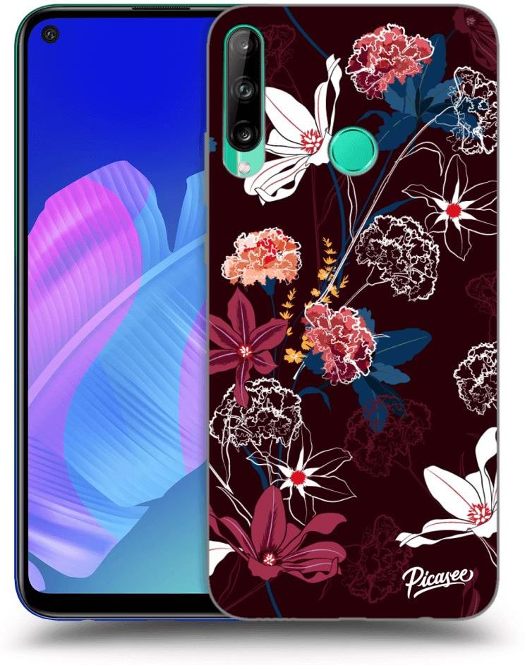 Picasee Silikonowe Prze Roczyste Etui Na Huawei P Lite E Dark Meadow