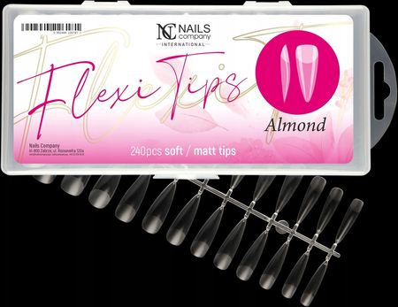 Nails Company Formy Flexi Tips Almond 240 szt - zdjęcie 2