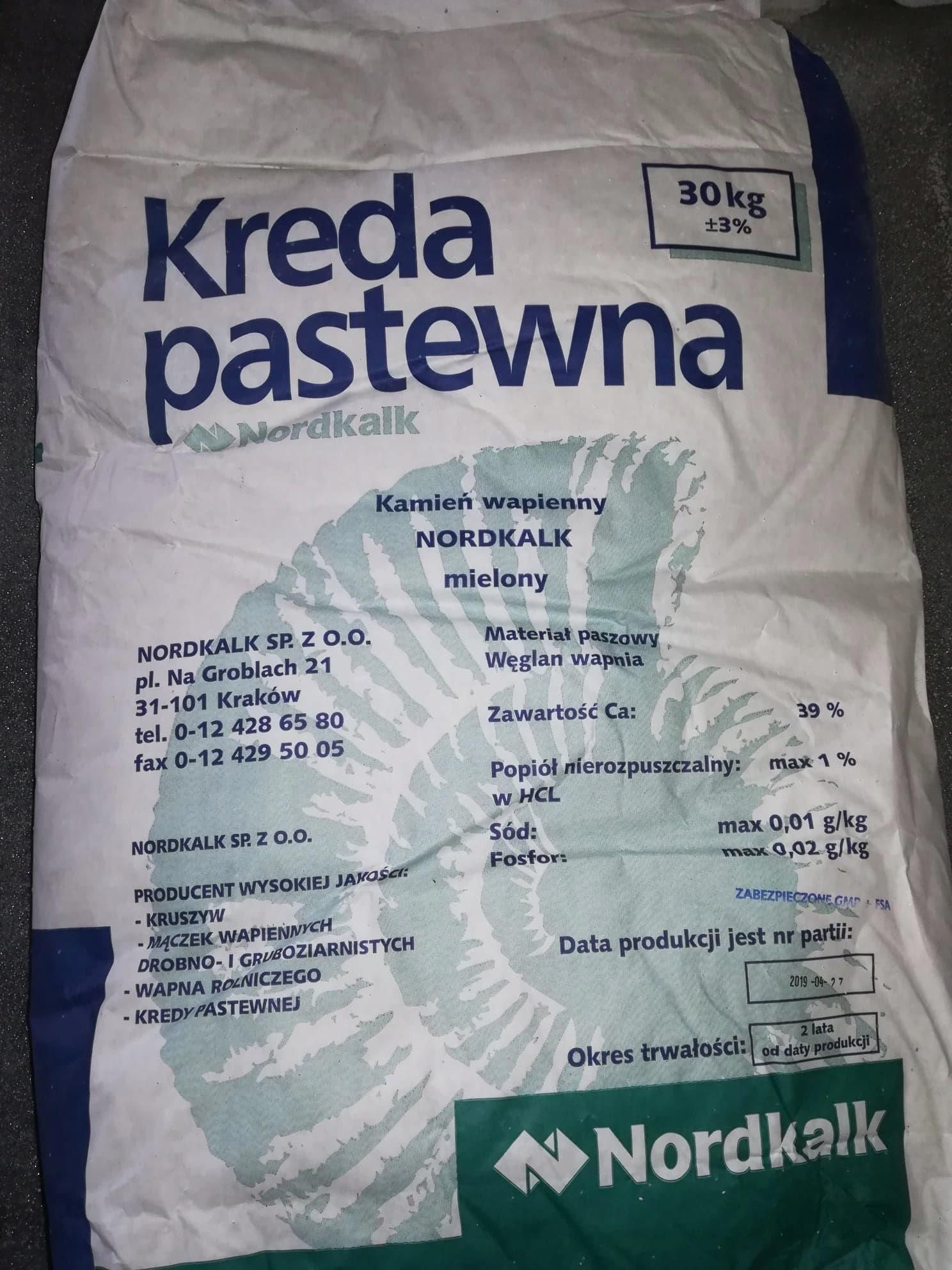 Do Hodowli Zwierz T Kreda Pastewna Kg Na Skorupki Dla Kur Ceny I