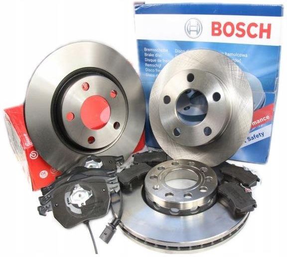 Tarcza Hamulcowa Bosch Tarcze Klocki Tyl Audi A Vw Golf V Vi Plus